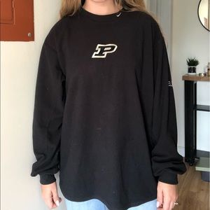 Nike Purdue Crewneck Fleece Pullover